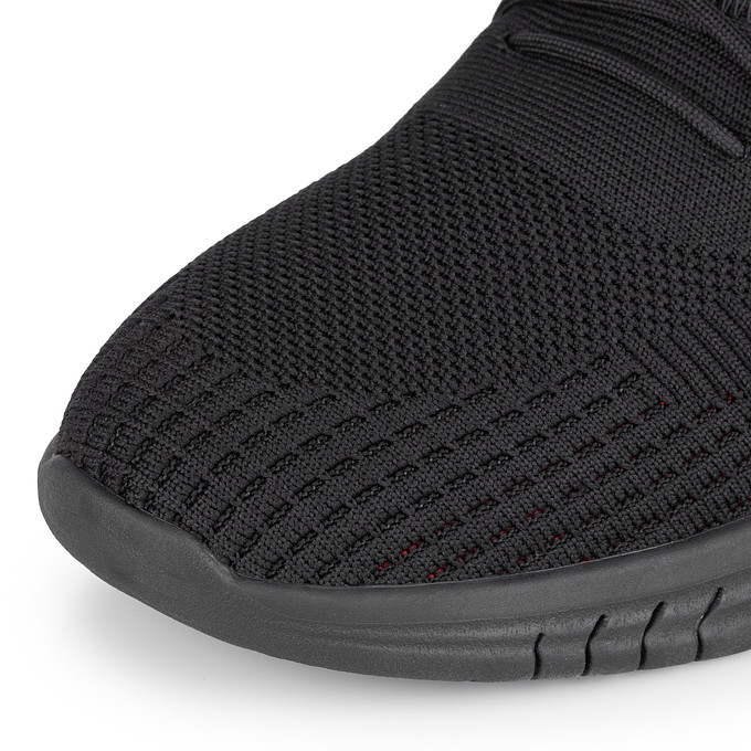 Черные мужские текстильные кроссовки со шнуровкой BRIGGS