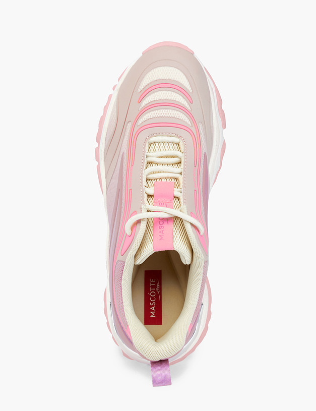 Розовые женские кроссовки MASCOTTE 189-210121-0207 | ракурс 5