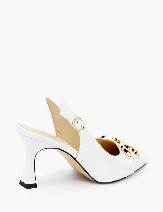 Белые женские туфли MASCOTTE 233-210612-0701 | ракурс 4