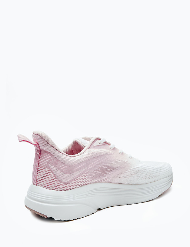 Розовые текстильные женские кроссовки MASCOTTE 18-411021-0206 | ракурс 3
