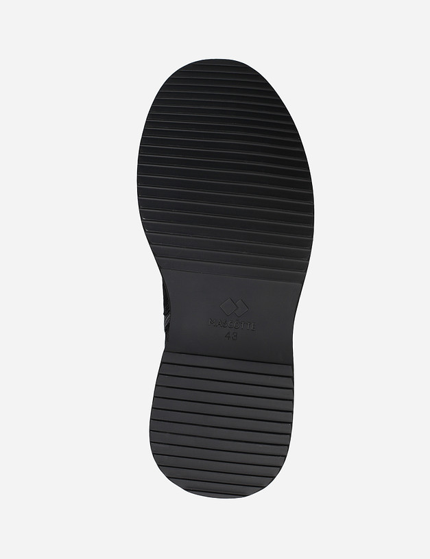 Черные мужские ботинки с контрастными вставками MASCOTTE 22-1210632-3205M | ракурс 5