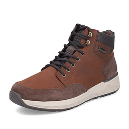 11530-24 Ботинки мужские нат.кожа-и.кожа/шерсть корич, Rieker
