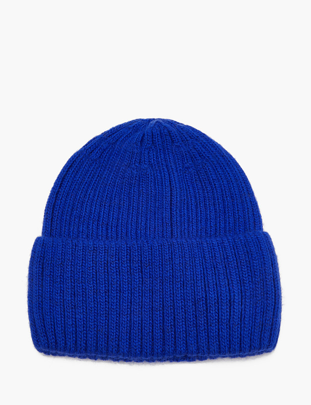 Синяя женская шапка MASCOTTE 781-3231-7503 | ракурс 2