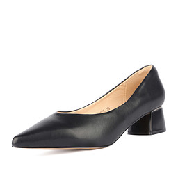 197-42WK-009VS Туфли женские кож.спилок/и.кожа черн, Zenden