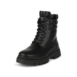 76-32WA-821VW Ботинки женские кож.спилок-и.кожа/и.мех черн, Zenden