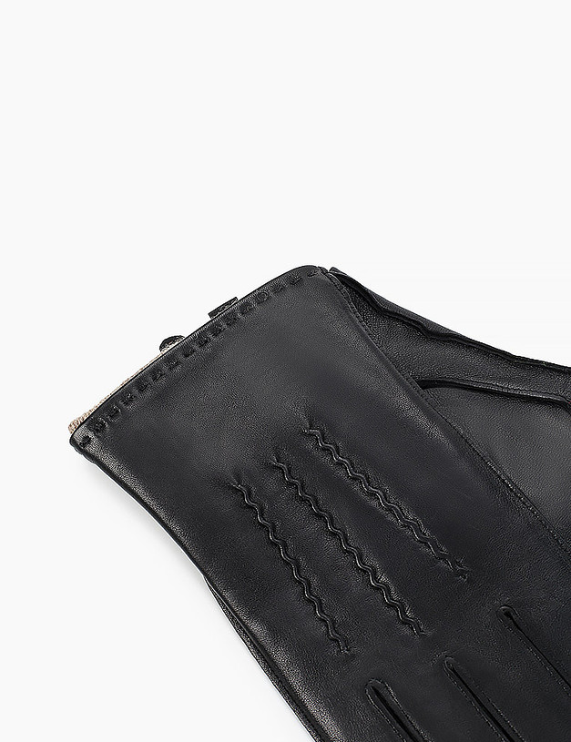 Черные мужские перчатки MASCOTTE 709-1206-102 | ракурс 3