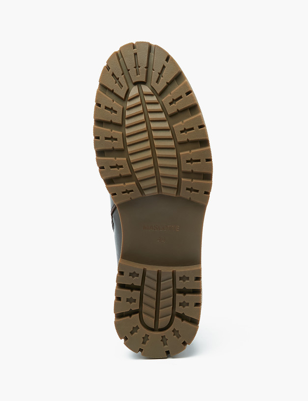 Коричневые мужские ботинки на меху MASCOTTE 22-2253431-4115M | ракурс 5