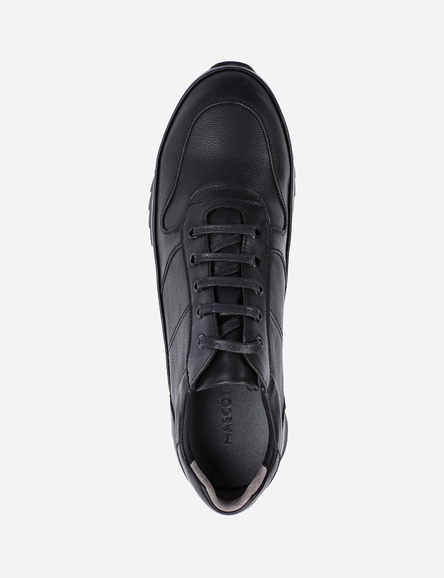 Черные мужские кроссовки MASCOTTE 128-124211-0102 | ракурс 5