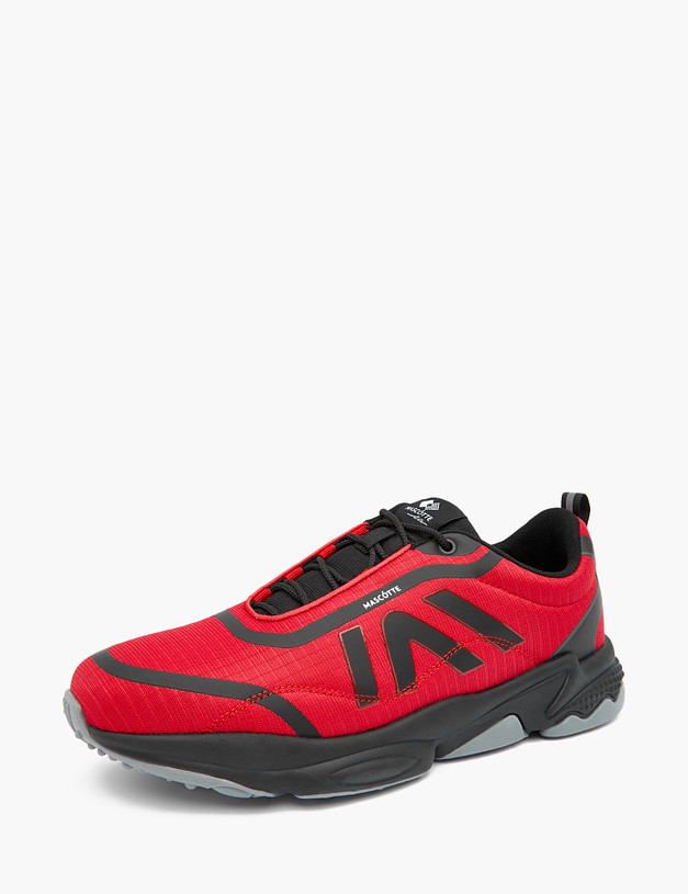 Красные мужские кроссовки MASCOTTE 189-310821-0205 | ракурс 2