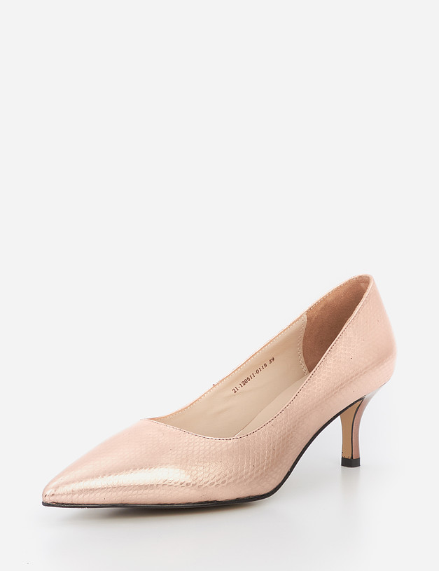 Золотые женские туфли MASCOTTE 21-120511-0115 | ракурс 3
