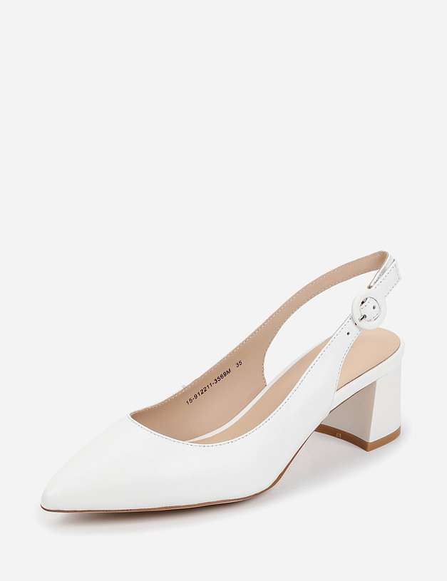 Белые женские туфли MASCOTTE 15-912211-3569M | ракурс 3