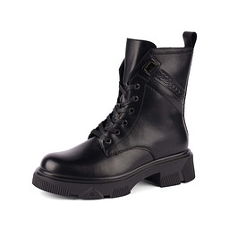 77-42WA-075VR Ботинки женские кож.спилок/ворс.ткань черн, Zenden