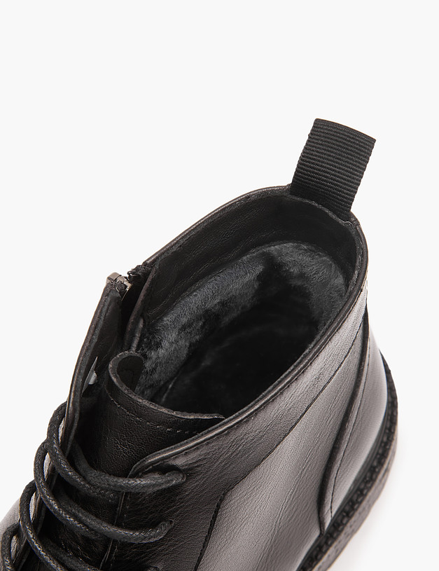 Черные зимние мужские ботинки MASCOTTE 58-322531-0102 | ракурс 6