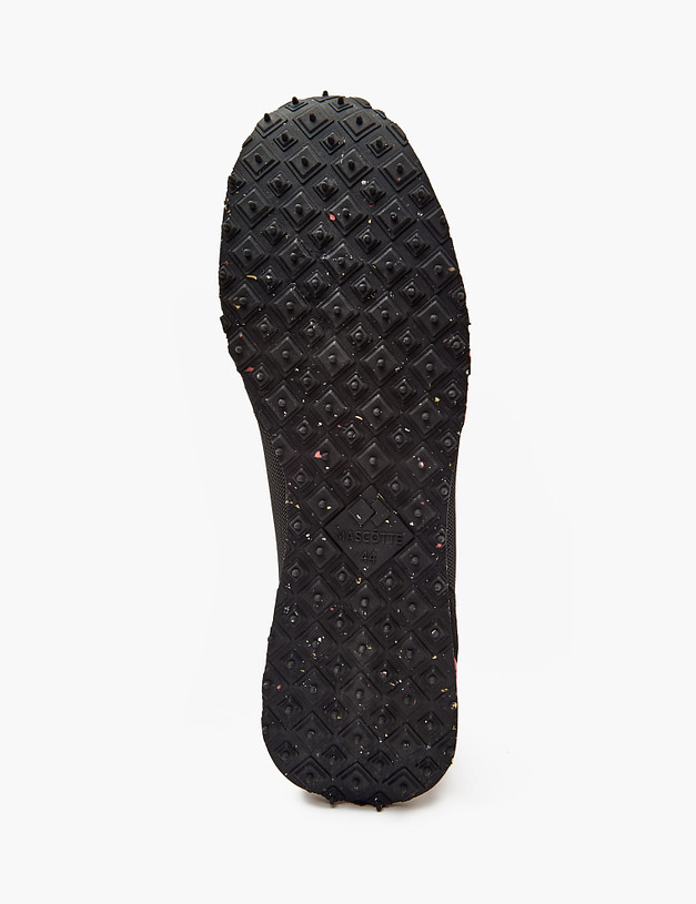 Черные мужские кроссовки из текстиля и велюра MASCOTTE 189-4191122-0202 | ракурс 5