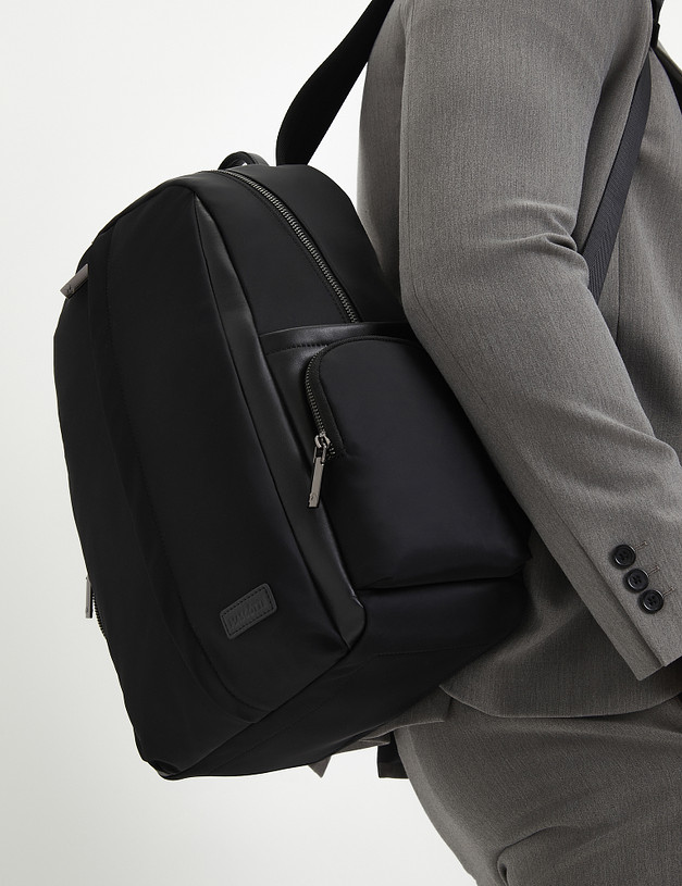 Черный мужской рюкзак MASCOTTE 604-3228-202 | ракурс 1
