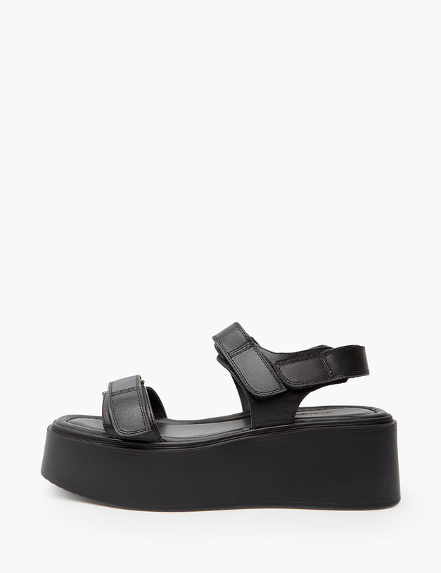 Черные женские сандалии на платформе MASCOTTE 233-3183711-0102 | ракурс 1
