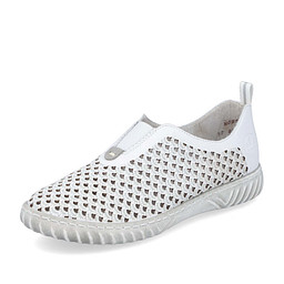 N0965-80 Полуботинки для активного отдыха женские нат.кожа/б.п. бел, Rieker