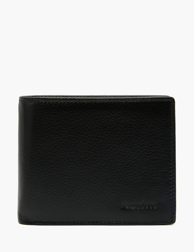 Черный мужской бумажник MASCOTTE 604-3126-102 | ракурс 1