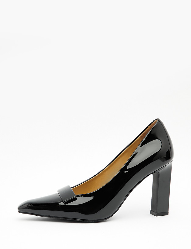 Черные лакированные женские туфли MASCOTTE 172-3202512-3701M | ракурс 2