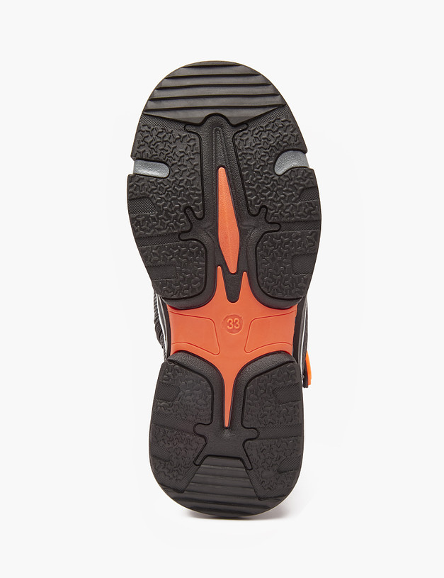 Зимние ботинки для мальчиков с оранжевыми деталями MASCOTTE 18-320151-0602 | ракурс 6