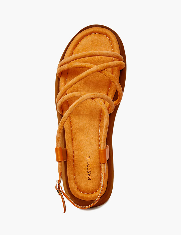 Оранжевые женские сандалии MASCOTTE 172-4126213-4619M | ракурс 4