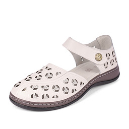 12-31WA-820VS Туфли женские кож.спилок/и.кожа-нат.кожа бел, Marisetta