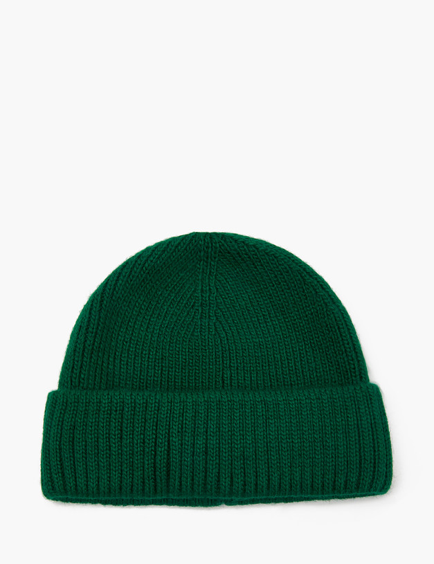 Зеленая шапка-бини MASCOTTE 781-3242-75004 | ракурс 2