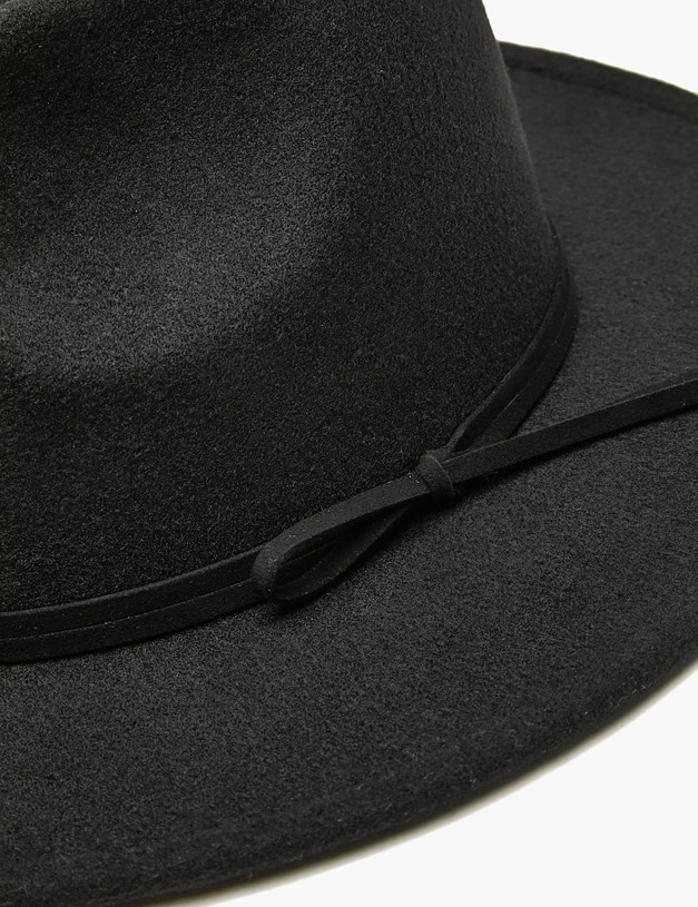 Черная женская шляпа MASCOTTE 783-4103-2402 | ракурс 3