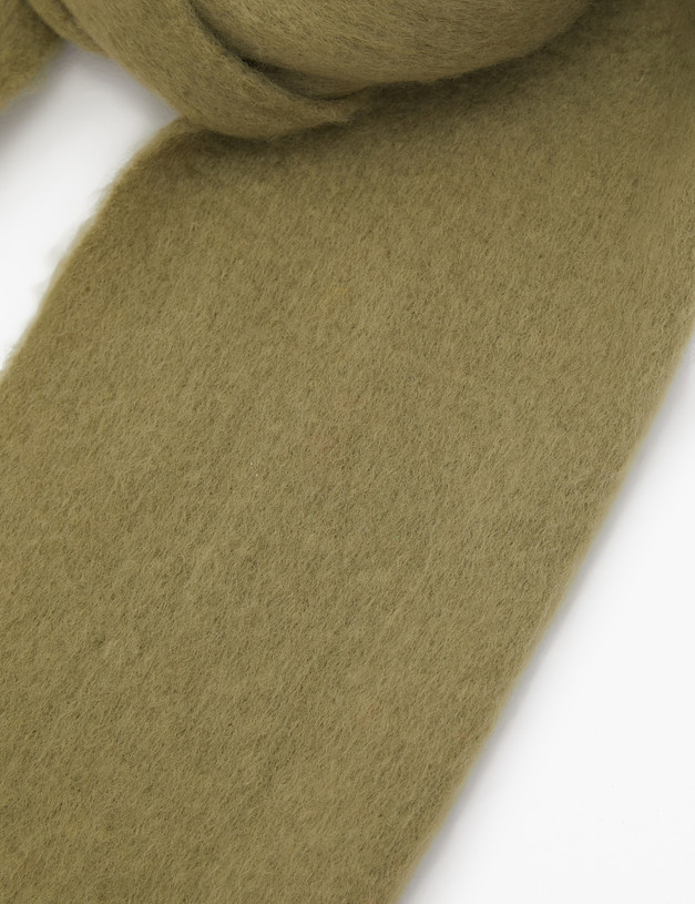 Зеленый женский шарф MASCOTTE 766-3217-2404 | ракурс 3