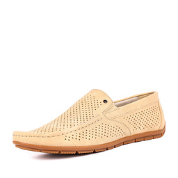 187-31MV-708GT Мокасины мужские и.нубук/текстиль беж, INSTREET