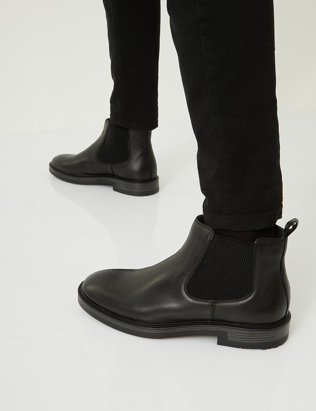 Черные мужские ботинки челси MASCOTTE 22-1212426-3180M | ракурс 1