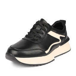 40-42WA-1035VT Полуботинки для активного отдыха женские кож.спилок/текстиль черн, Zenden