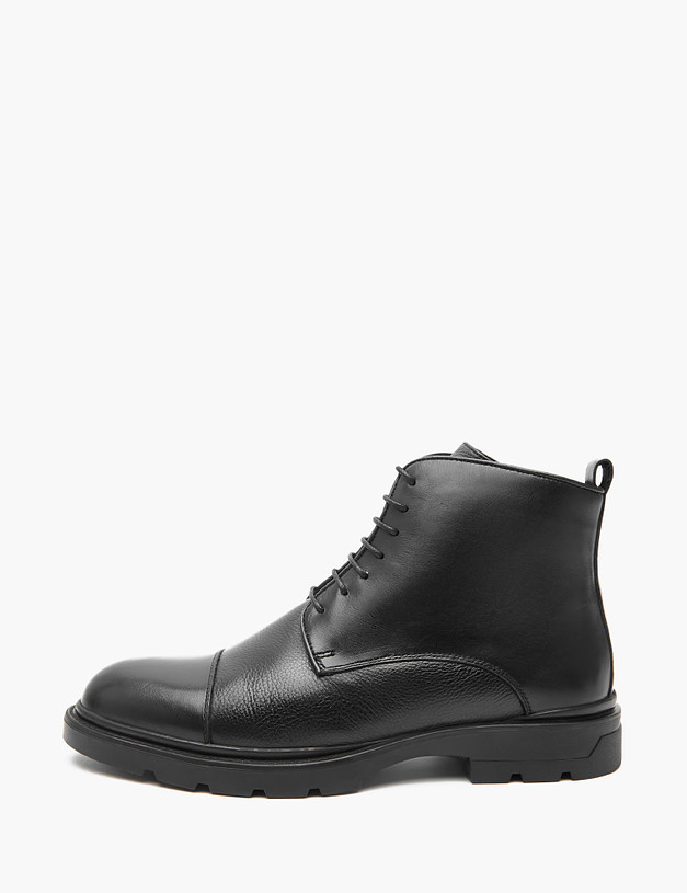 Черные мужские зимние ботинки MASCOTTE 128-321332-0102 | ракурс 1