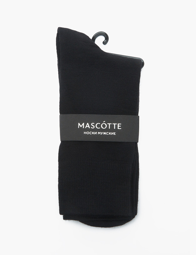 Черные мужские носки MASCOTTE 724-9201-502 | ракурс 1