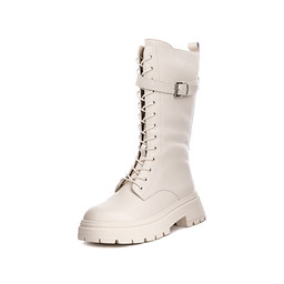 78-32WB-955VE Сапоги женские кож.спилок/ворс.ткань-шерсть беж, Zenden