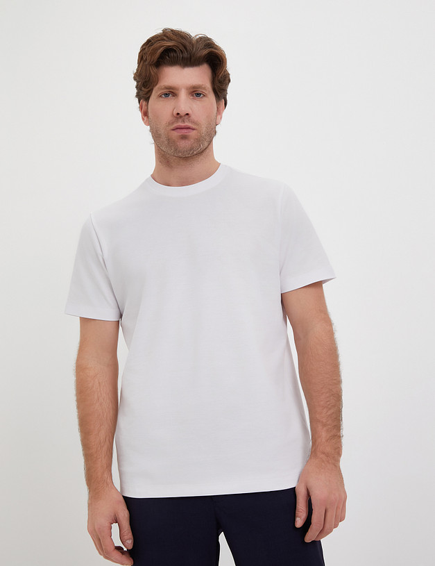 Белая мужская футболка MASCOTTE 873-4105-2601 | ракурс 1
