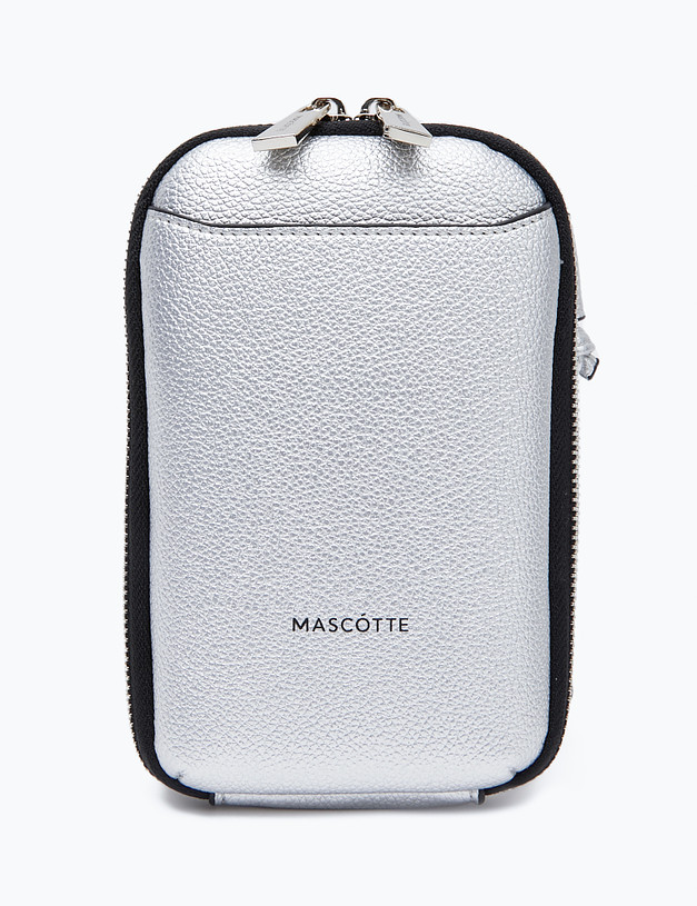 Серебристая женская сумка MASCOTTE 610-3101-6016 | ракурс 2