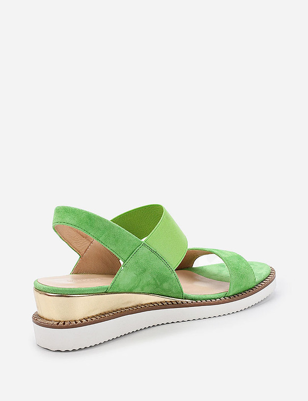 Зеленые женские сандалии MASCOTTE 15-016411-3616M | ракурс 3