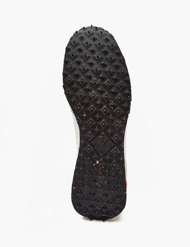 Белые мужские кроссовки из текстиля и велюра MASCOTTE 189-4191122-0201 | ракурс 5