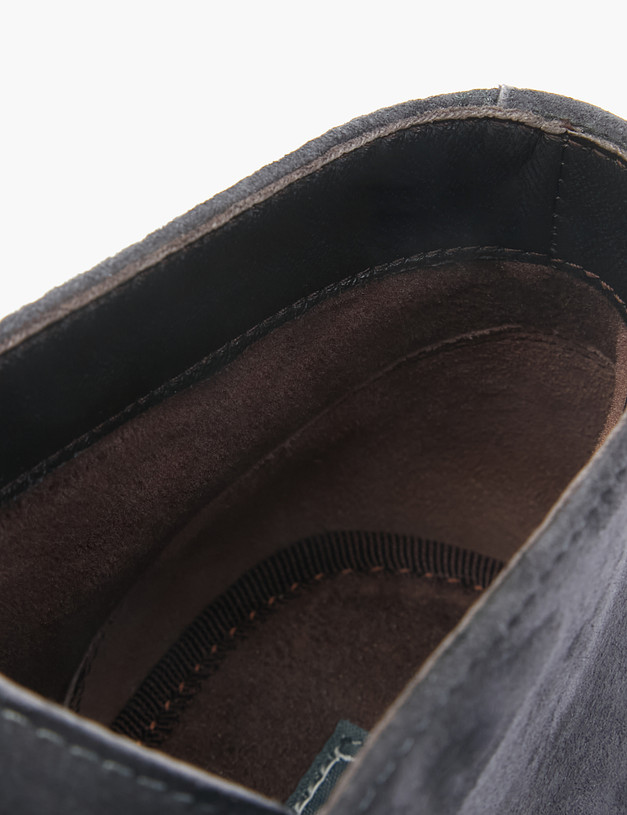 Серые женские ботинки из велюра MASCOTTE 22-1222624-3656M | ракурс 6