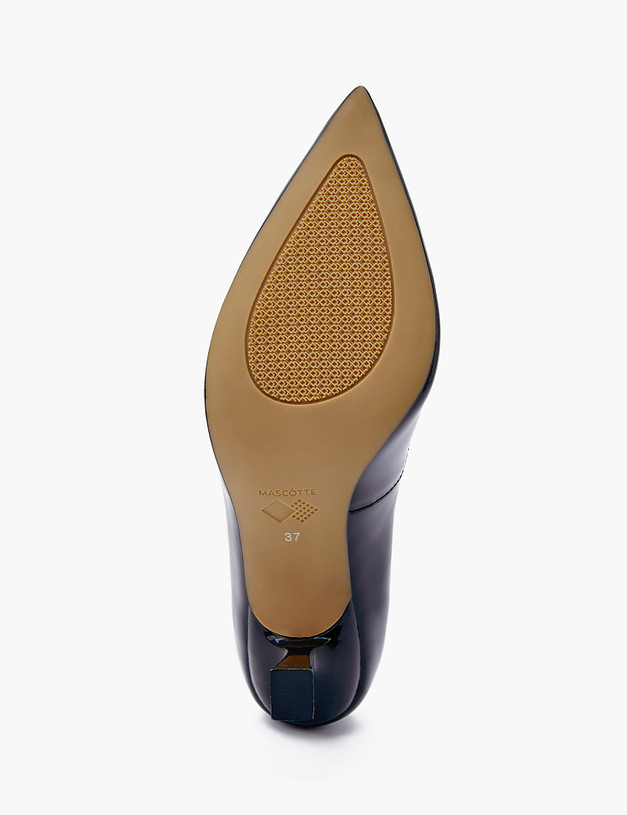 Черные женские туфли из лакированной кожи MASCOTTE 126-310611-3701M | ракурс 5