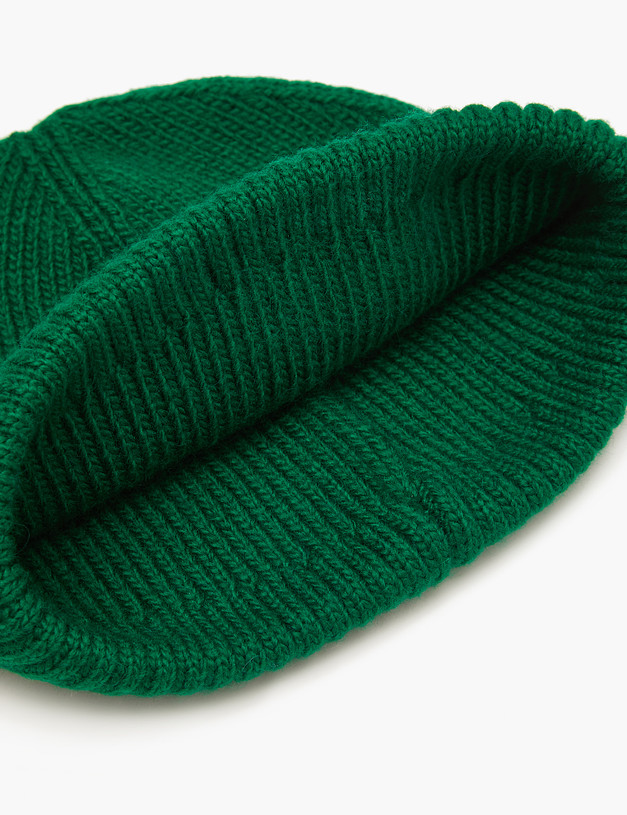 Зеленая шапка-бини MASCOTTE 781-3242-75004 | ракурс 4
