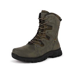 116-42MZ-070GW Полусапоги для активного отдыха мужские и.нубук-текстиль/и.мех зелен, INSTREET