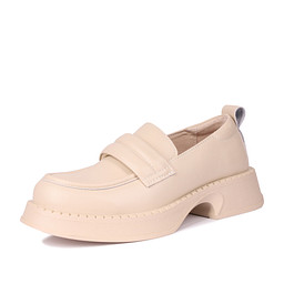 98-42GO-037VK Туфли девичьи кож.спилок/нат.кожа-текстиль беж, ZENDEN first