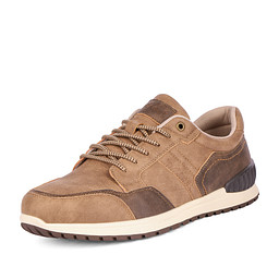 248-31MV-748GT Полуботинки для активного отдыха мужские и.нубук/текстиль беж-корич, INSTREET