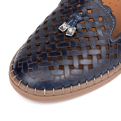 Туфли летние женские Donna Style 505-21WB-002KK, цвет синий, размер 39 - фото 6