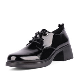 245-42WB-044VT Полуботинки женские кож.спилок/текстиль черн, Zenden