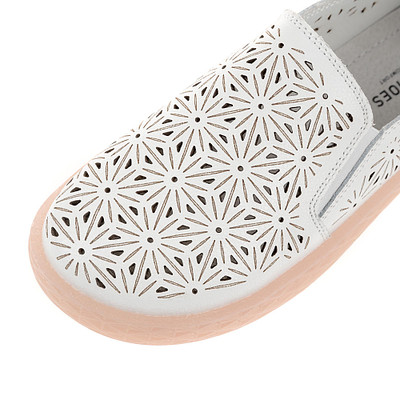 Слипоны женские MUNZ Shoes 12-21WA-018VS, цвет белый, размер 39 - фото 6