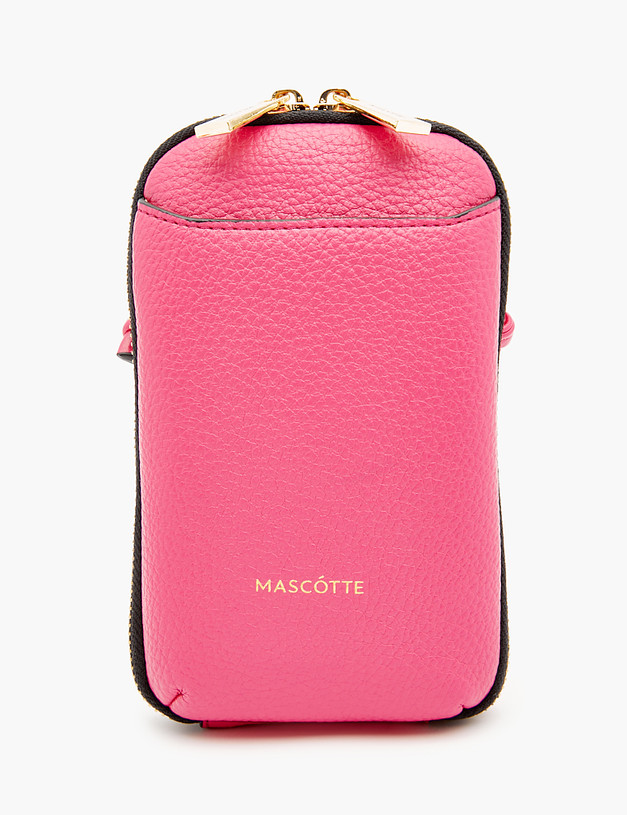 Розовая женская сумка для мобильного MASCOTTE 610-3101-606 | ракурс 3