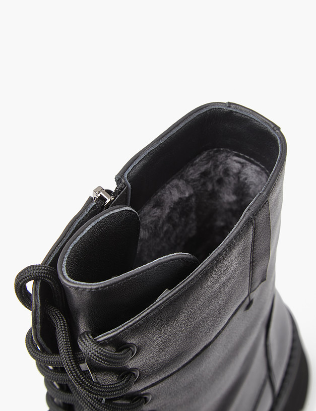Черные женские зимние ботинки MASCOTTE 233-3201536-3100M | ракурс 6